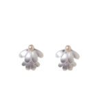 CHLOE SOFT PEARL FLOWER EARRINGS