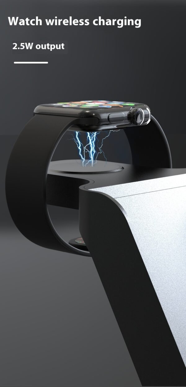 6-in-1 Wireless Fast Charger – Magnetic Charging Station with 15W Fast Charge & Type-C Port - Image 6