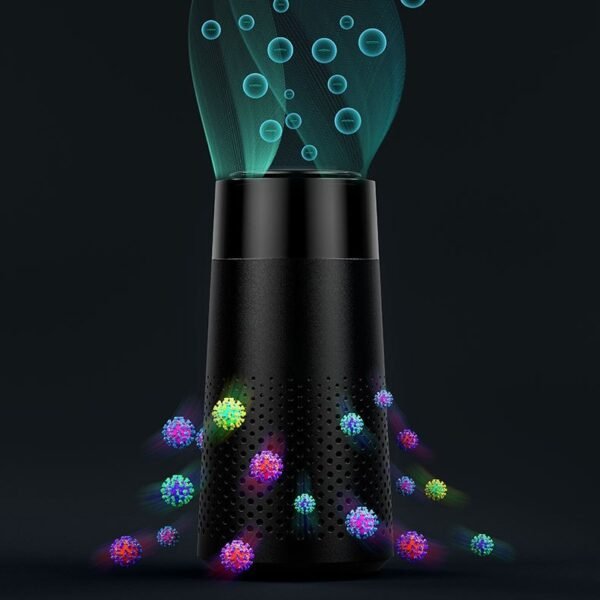 Mini Negative Ion Air Purifier – USB Powered, Silent & Compact for Car, Office & Home Use - Image 5