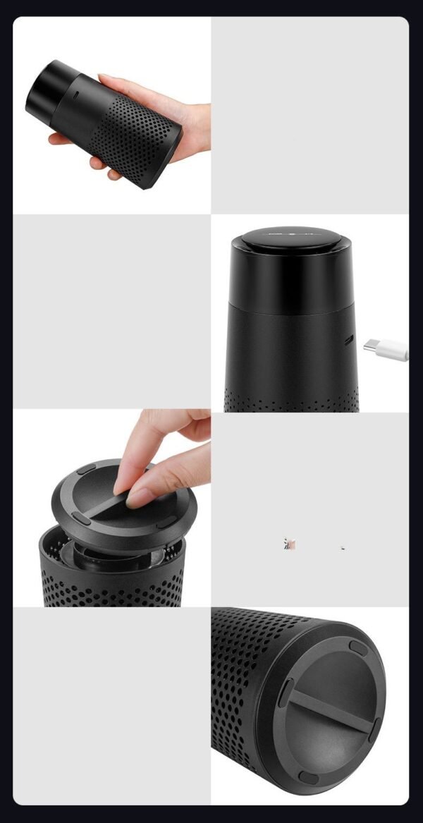 Mini Negative Ion Air Purifier – USB Powered, Silent & Compact for Car, Office & Home Use - Image 8