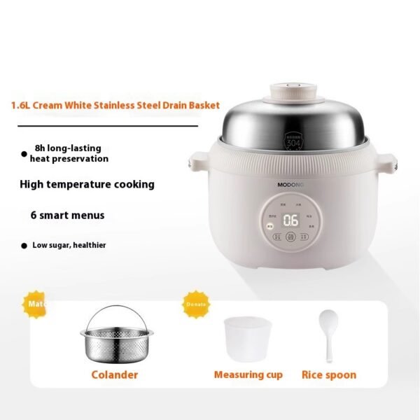 Mini Smart Rice Cooker | Multifunctional Ceramic Rice Maker for Home & Travel - Image 3