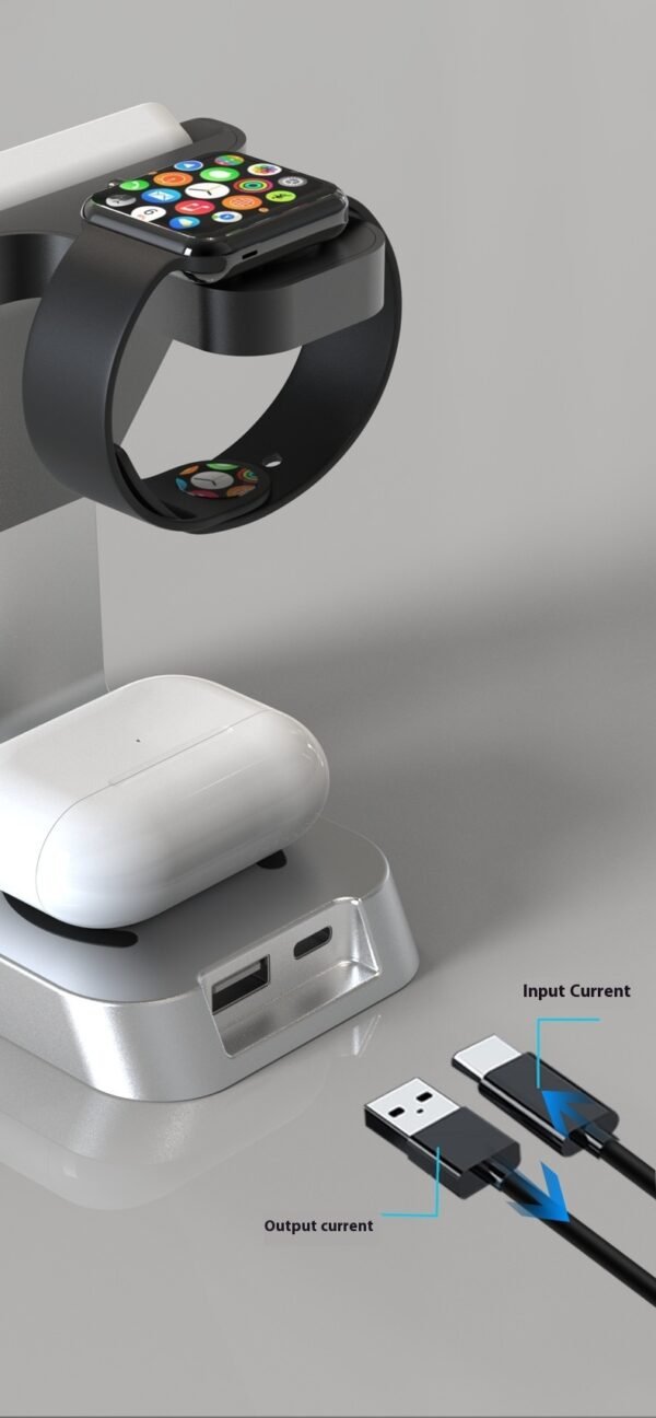 6-in-1 Wireless Fast Charger – Magnetic Charging Station with 15W Fast Charge & Type-C Port - Image 5