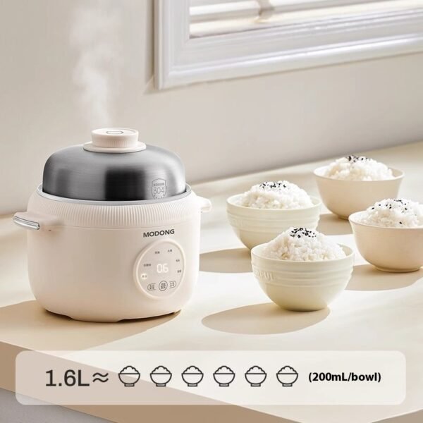 Mini Smart Rice Cooker | Multifunctional Ceramic Rice Maker for Home & Travel