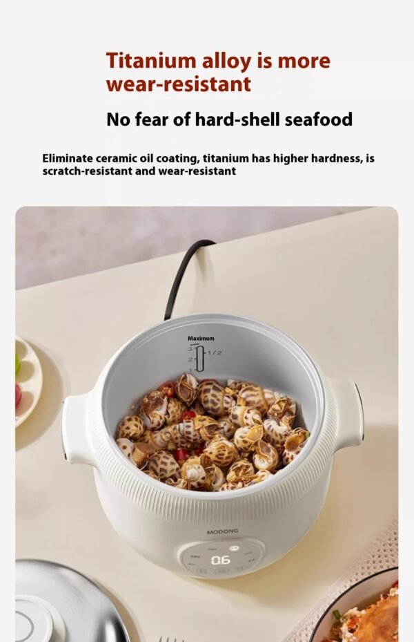Mini Smart Rice Cooker | Multifunctional Ceramic Rice Maker for Home & Travel - Image 5